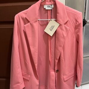 Love Bonito Coral Blazer